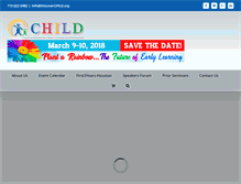 Tablet Screenshot of discoverchild.org